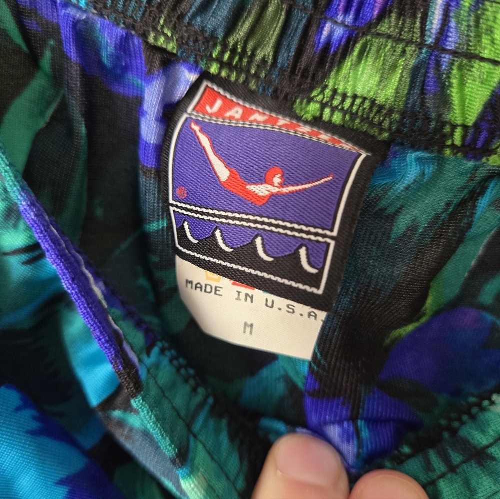 James Hawaii Blue Tropical Nylon Skirt – Size M - Picture 4 of 7